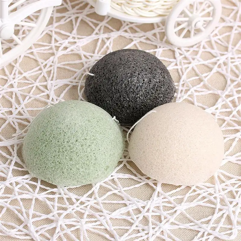 Konjac Sponge Natural Face Wash Sponge Exfoliating Facial Sponges Face