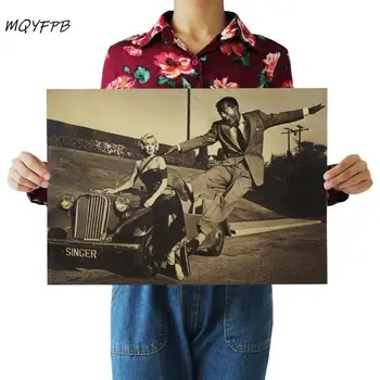 

Marilyn Monroe movie star kraft poster home decoration painting wall sticker room picture painting