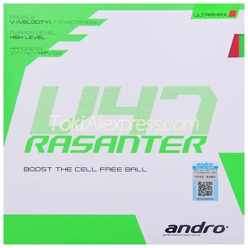 

Andro RASANTER V47 Table Tennis Rubber Pips-In Original ANDRO V47 Ping Pong Sponge