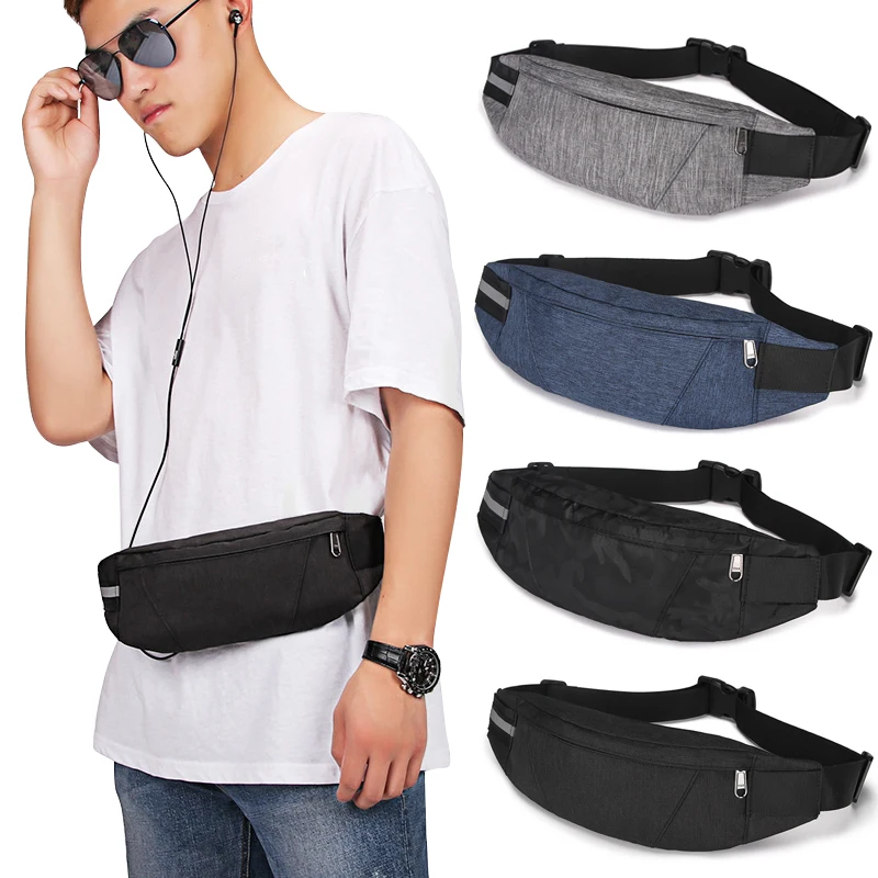 

2019 модные спортивные карманы для улицы езды на велосипеде бега Мужская многофункциональная мобильный телефон карманы Водонепроницаемая Повседневная нагрудная сумка