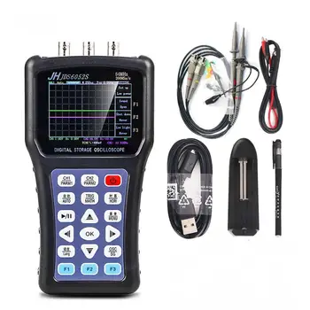 

Portable Handheld Oscilloscope JDS6052S Digital Storagesignal Function Generator 20MHz Oscilloscope AC/DC Input Coupling Durable