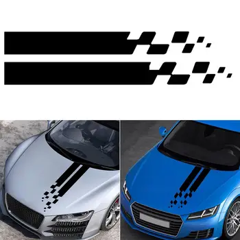

2pcs Car Hood Cover Sticker Vinyl Film For BMW Ford Toyota Renault Peugeot Mercedes Honda