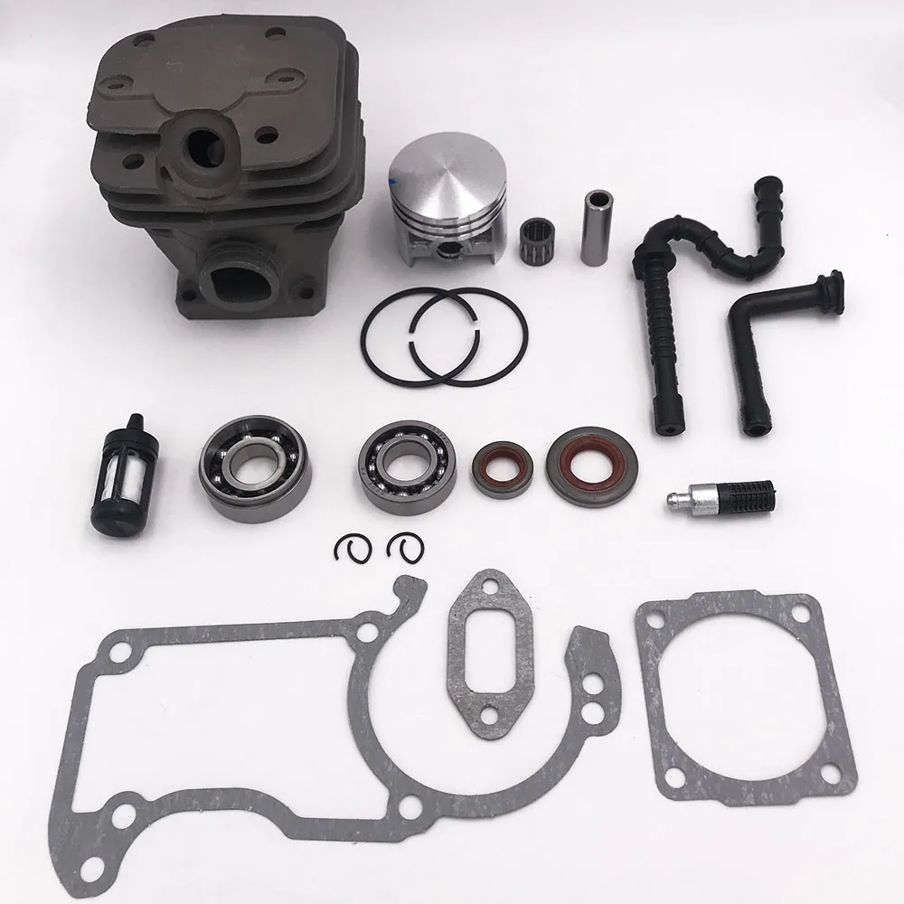 

Cylinder Piston WT Gasket Oil Seal Bearing For STIHL CHAINSAW 024 MS240 42mm