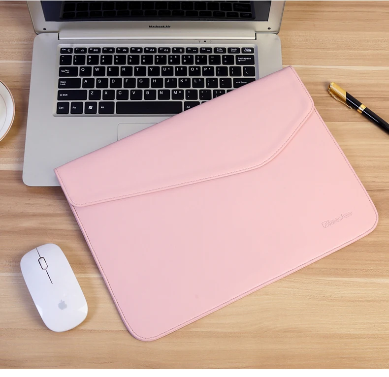 Мягкий чехол из искусственной кожи для ноутбука Macbook Air Pro 12 13,3 14 дюймов, сумка для ноутбука, чехол для планшета Xiami hp DELL lenovo