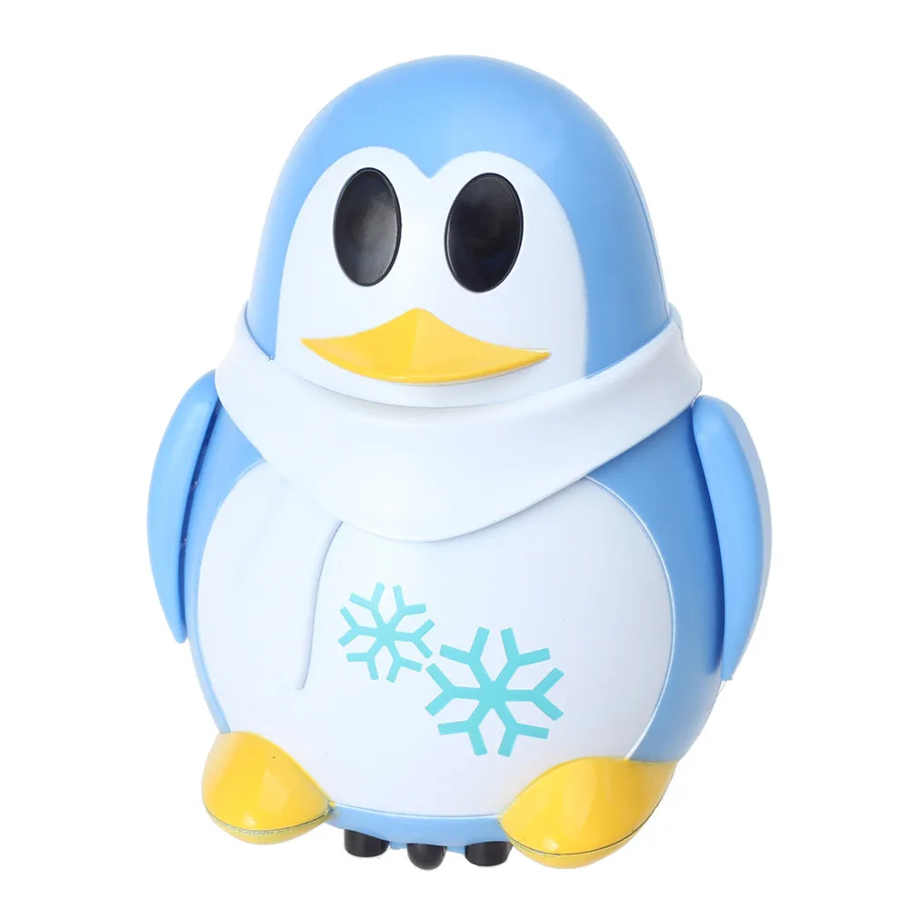 Синий Нарисованная линия волшебная игрушка для домашних животных ручка в форме пингвина Индуктивный Пингвин Животное Динозавр Следуйте черный трек Карта Авто Запуск милый Электрический подарок - Цвет: Синий