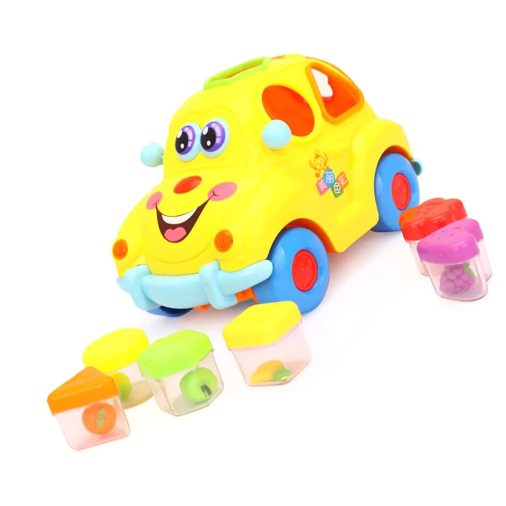 Baby Toys Electronic Car With Music And Light And Puzzle And Fruit Shape Sorters Learning Educational Toys For Children
