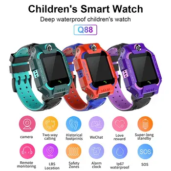 

Children's Smart Watch Camera Positioning Watch SOS Call Clock Anti-Loss Reminder Clock Baby Smartwatch Support Take Video
