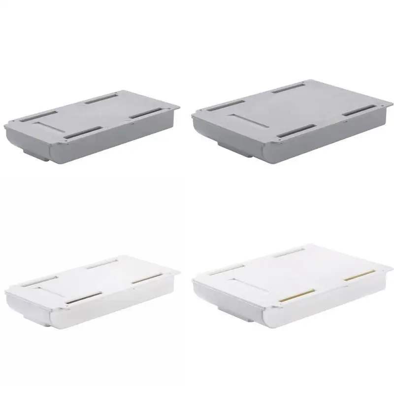 

Drawer Hidden Storage Box For Office Table Desk Under Self-Adhesive Paste Sundries Stationery Case Holder