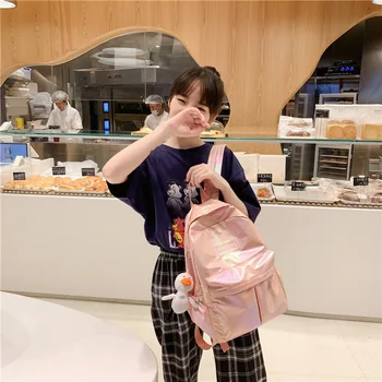 

Women's backpack nylon backpack Korean casual student backpack men and women Shoulder Bags cute girl College Students school bag