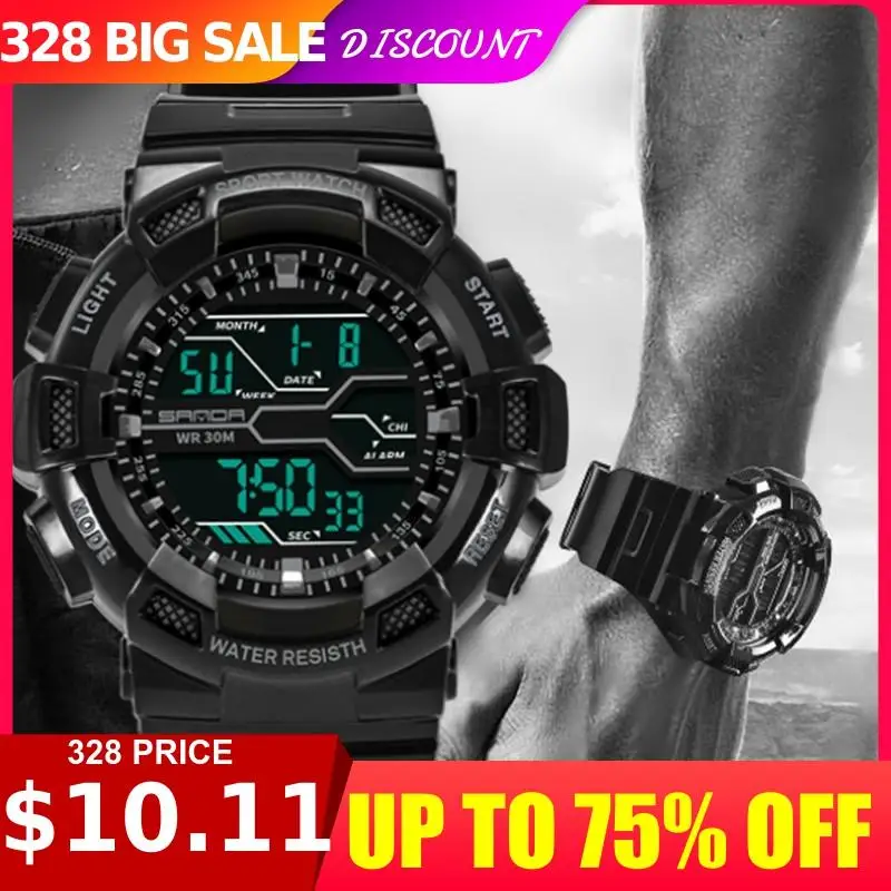 

Men Watch Men Large Dial Waterproof Watch Personality Fashion Trend Men Student Outdoor Sports Electronic Watch Watches