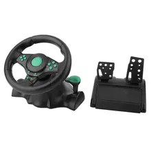 Вращающийся на 180 градусов игровой Вибрационный гоночный руль с педалями для xbox 360 для PS2 для PS3 PC USB Автомобильный руль