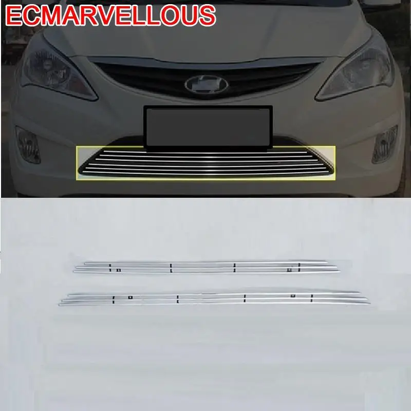 

Grille Automobile Modified Decorative Chromium Car Styling Protecter Decoration Bright Sequins 10 11 12 13 FOR Hyundai Verna