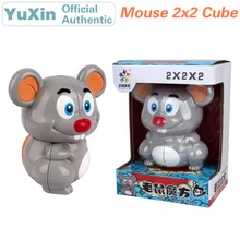 Юйсинь мышь 2x2x2 волшебный куб чжишэн 2x2 животные скорость твисти головоломки Развивающие игрушки для детей