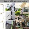 Pressure Washer Metal Wand Tips Water Spray Lance Spear Quick Jet Tips 1/4  Quick-Connect Electric Washer Nozzle Extension Rod 6