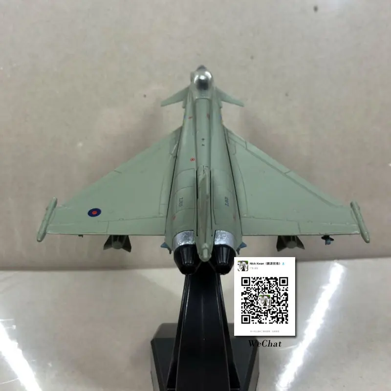 Америка 1: 100 Европейский истребитель Тайфун EF-2000 сплав модель военная модель самолет коллекция подарок