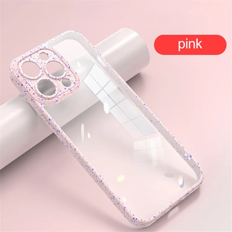 iphone 12 pro case For iPhone 13 Pro Max Transparent Soft Bumper Phone Case For iPhone 12 13 Pro Max 13 Shockproof Ultra-thin Acrylic Clear Cover iphone 12 pro case