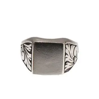 

Man's silver stamp with enamelled arms