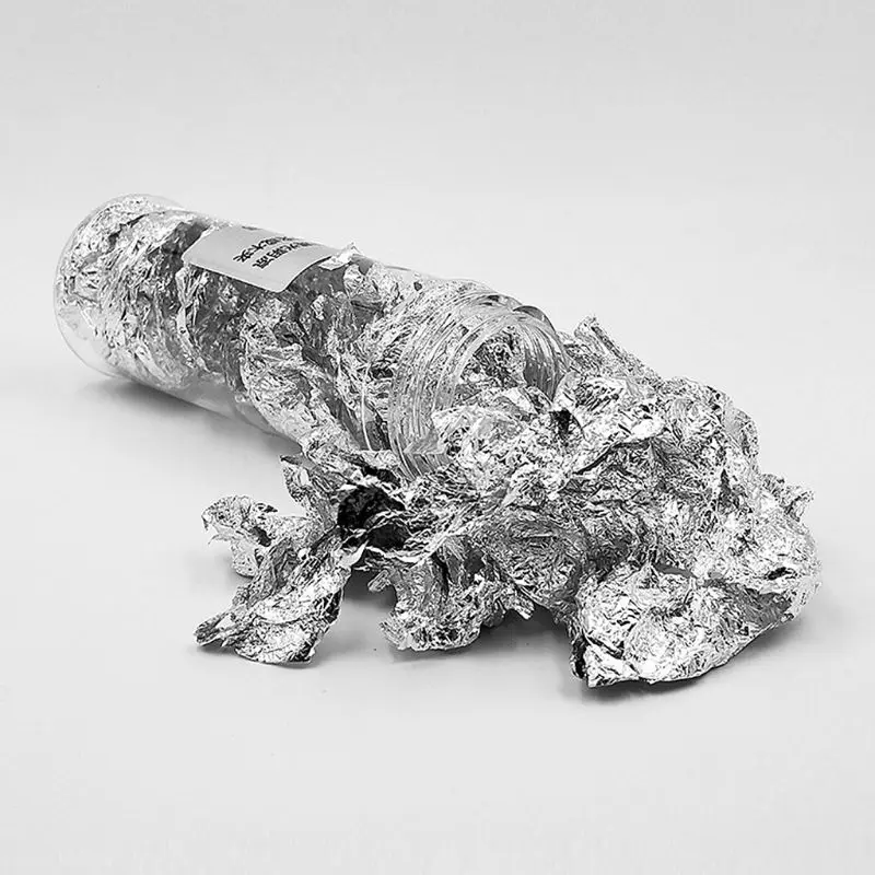 2 г/банка серебряная фольга Бумага безопасности украшение для торта мороженое Напитки Еда десерт домашний бар ресторан