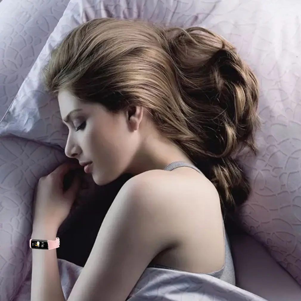 ONLENY E98 смарт-Браслет фитнес-часы монитор сердечного ритма Smartband с кровяным давлением кислородный водонепроницаемый спортивный трекер