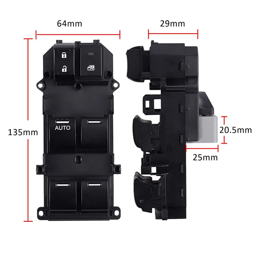 Electric Power Master Window Control Regulator Switch Button for Honda Accord