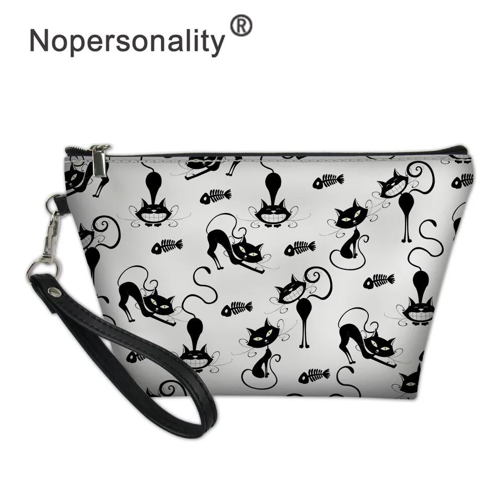 Nopersonality, Косметичка-органайзер, Сумка с рисунком кота из мультфильма, Женская дорожная косметичка, портативная Сумочка, косметичка для женщин - Цвет: CC3417Z8
