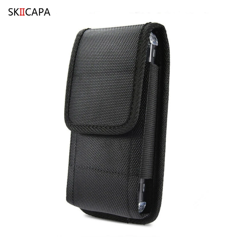 Oxford Cloth Holster Phone Pouch with Belt Clip