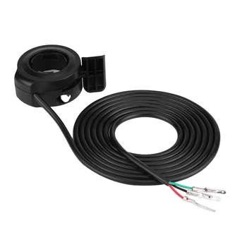 

Universal Thumb Throttle for E-Bike Electric Bike Scooters 24V 36V 48V 60V 72V 22Mm 7/8 Inch Cable Length 5.24Ft