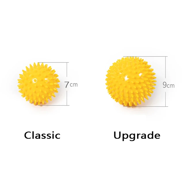 Durable PVC Spiked Massage Ball Trigger Point Sports Fitness Hands And Feet Plantar Pain Relief Fasciitis Relief 9cm Sports Ball 2