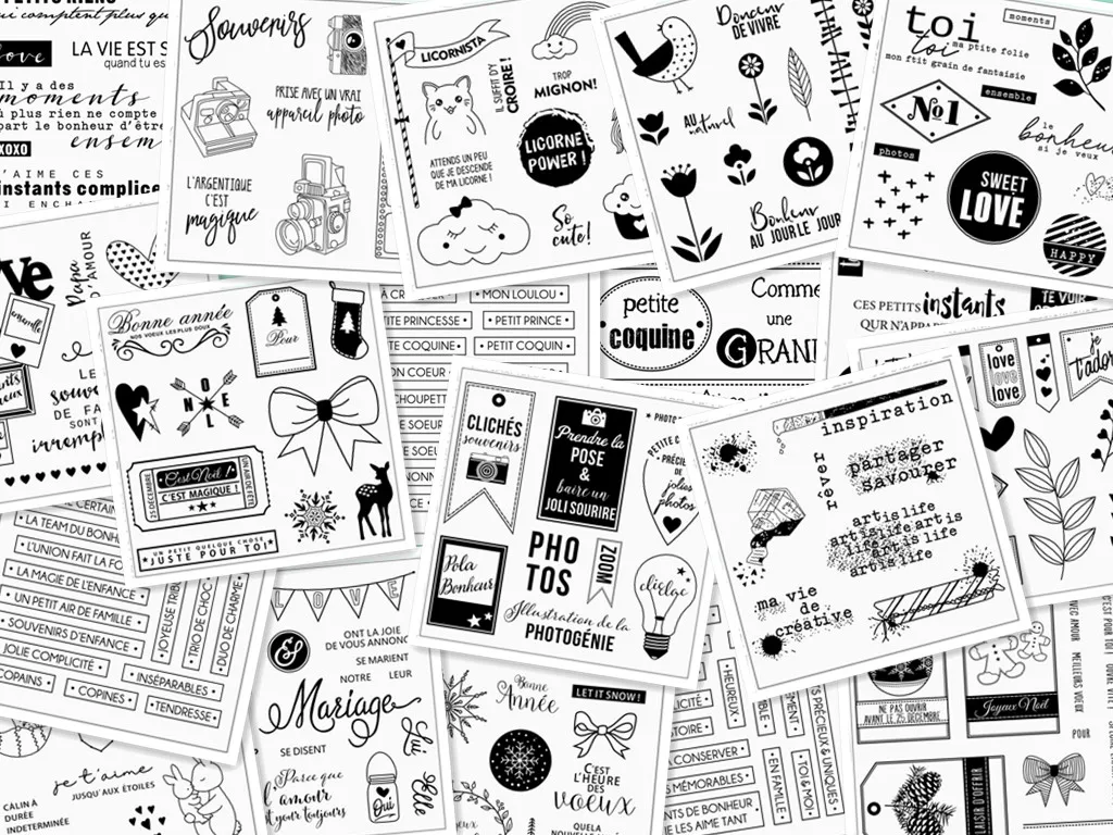 Слово силиконовый очистить резиновый штамп DIY милый рисунок фотоальбом PaperCard