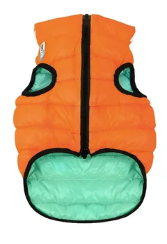 

COLLAR Jacket Dog Collar AiryVest LUMI-sided glowing orange-light green