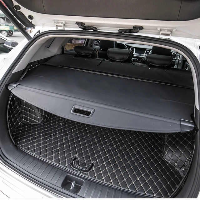 KLLOP Coffre de Arrière Panneau de Bouclier de Sécurité, pour Hyundai  Tucson 2021 2022 ArrièRe Chargement Panel Luggage ÉTagèRe ArrièRe,A