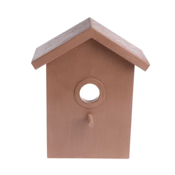 

2020 New Bird House Swallow DIY Nest Home Decoration Outdoor Breeding Cockatiels Box Roof Drop Ship Support