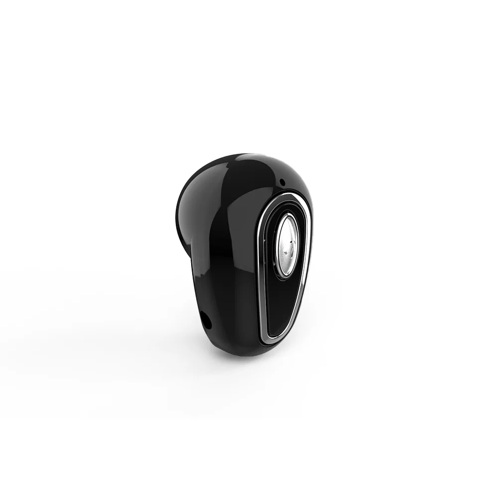 Black Rovtop беспроводные мини-наушники Bluetooth 4,1, беспроводные наушники-вкладыши, спортивные наушники с микрофоном, гарнитура для телефона - Цвет: Black