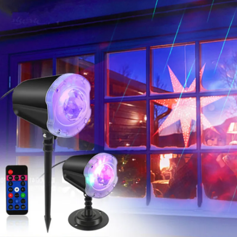 thumbnail image 1 of Proyector láser navideño, luz de proyector láser con control remoto, luces de paisaje al aire libre para iluminación navideña para fiestas, 1 of 4
