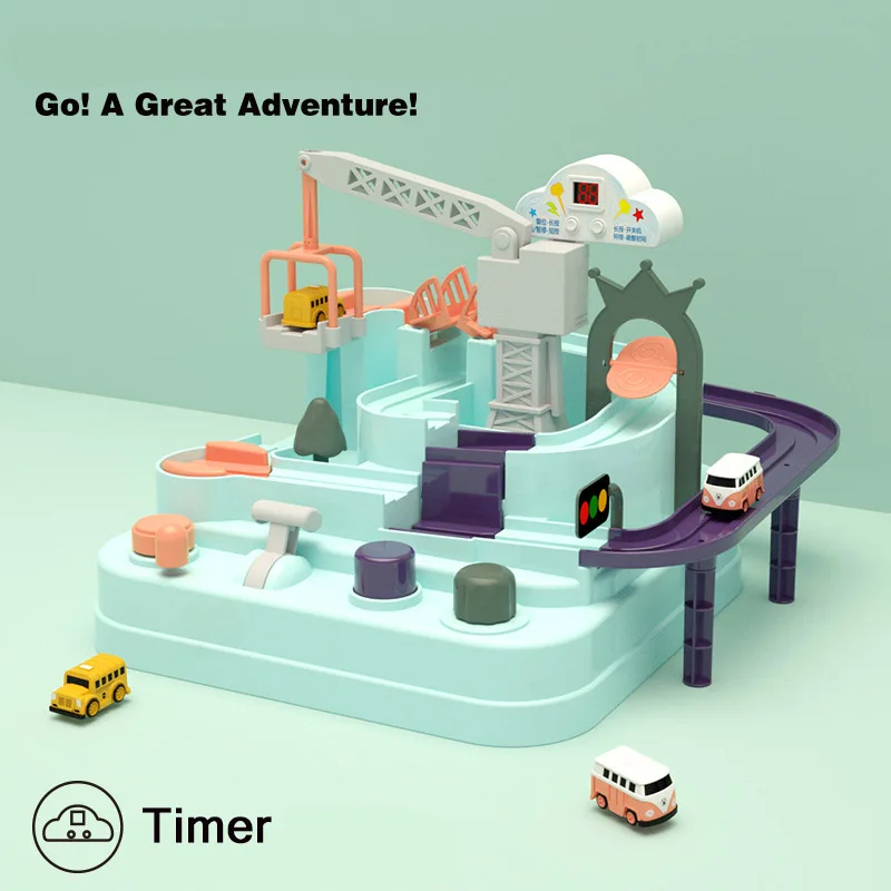 Детская интерактивная игрушка для родителей и детей, автомобиль для приключений, спасательные машины, детская парковка, развивающие игрушки, подарок - Цвет: A5
