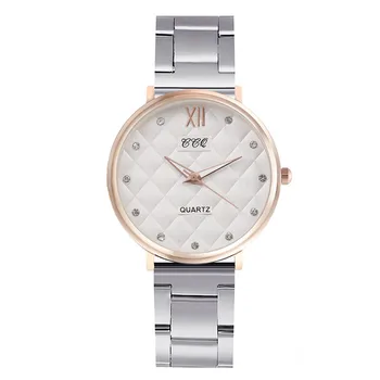 

Luxury Crystal Watch Women Waterproof Steel Strap Rhinestone Wrist Watches Top Brand Bracelet Clock Relogio Feminino C194