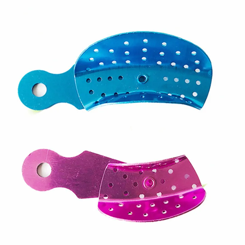 Plateaux dimpression autoclavables de plateau de Quadrant dimpression en aluminium réglable rotatif dentaire