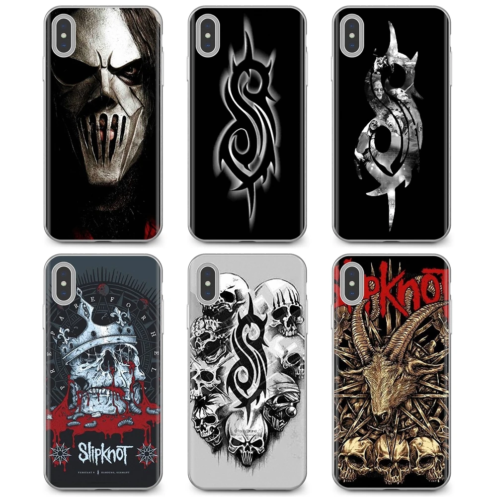 Тонкий силиконовый мягкий чехол для телефона панк-рок Slipknot американский Sony Xperia XA