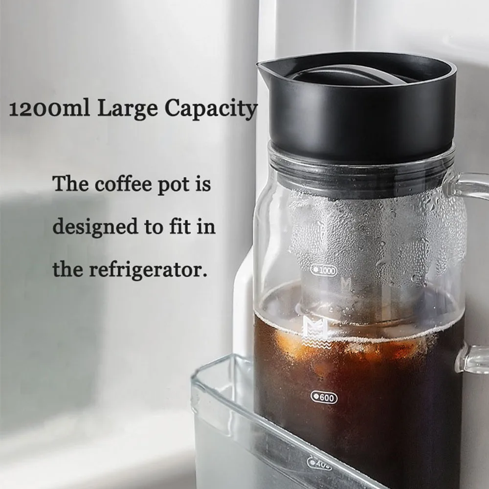 Cold Brew Iced Coffee Pot 1200 ml Cold 