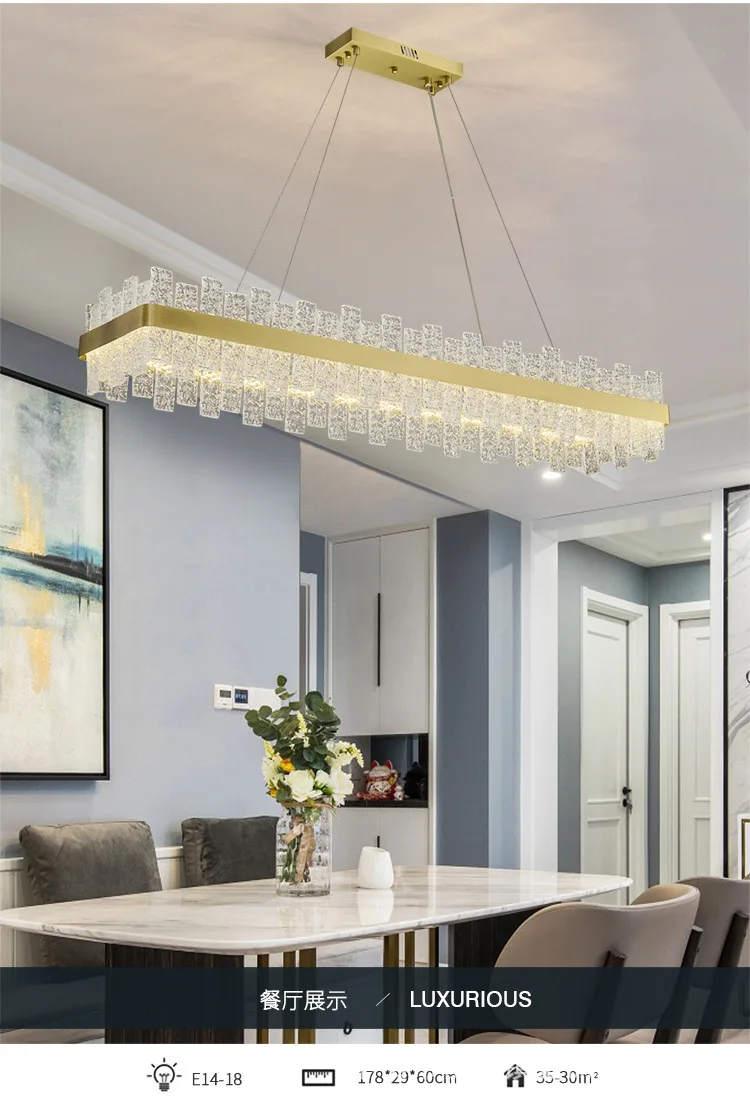 Todo o Cobre Lustre de Luxo Lâmpada de Cristal Nova Sala Estar Lâmpada Moderna Redonda Criativo Simples Nordic Restaurante Luz 8 Lustre de luxo com lâmpada de cobre,