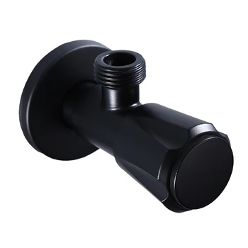 

1Pcs Bathroom Angle Valve Stainless Steel Cold and Hot Solid Coating Shut Off Valve for Basin Sink Kitchen Water Heater A35