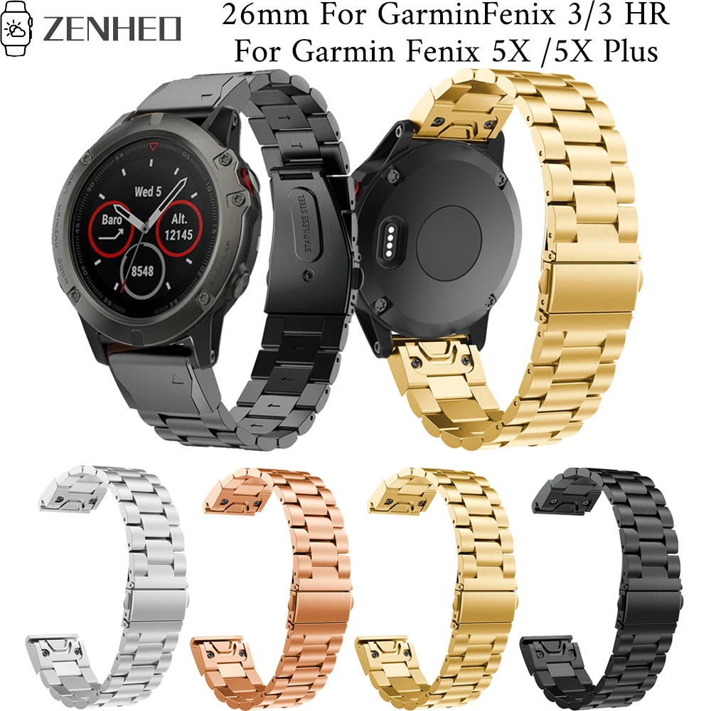 

26mm Quick release strap For Garmin Fenix 5X/5X Plus frontier/classic replacement bracelet For Garmin Fenix 3/3 HR wristband