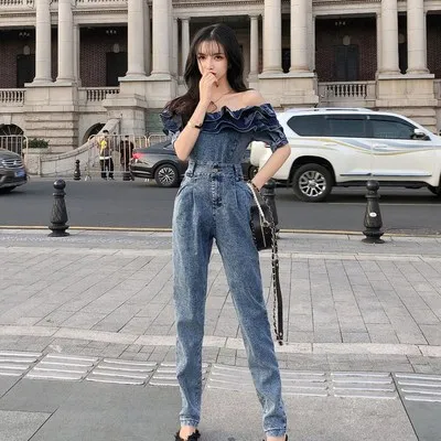 Denim jeans suit Clearance