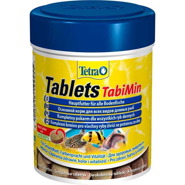Tetra TabiMin 120 Tablets Complete Food Bottom Feeders Fish Food