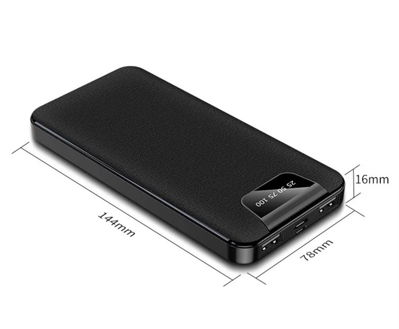 99000mAh Portable Charging Power Bank Fast Charging Power Bank With 2.1A External Battery Pack For iPhone 12Pro Xiaomi Huawei portable cell phone charger