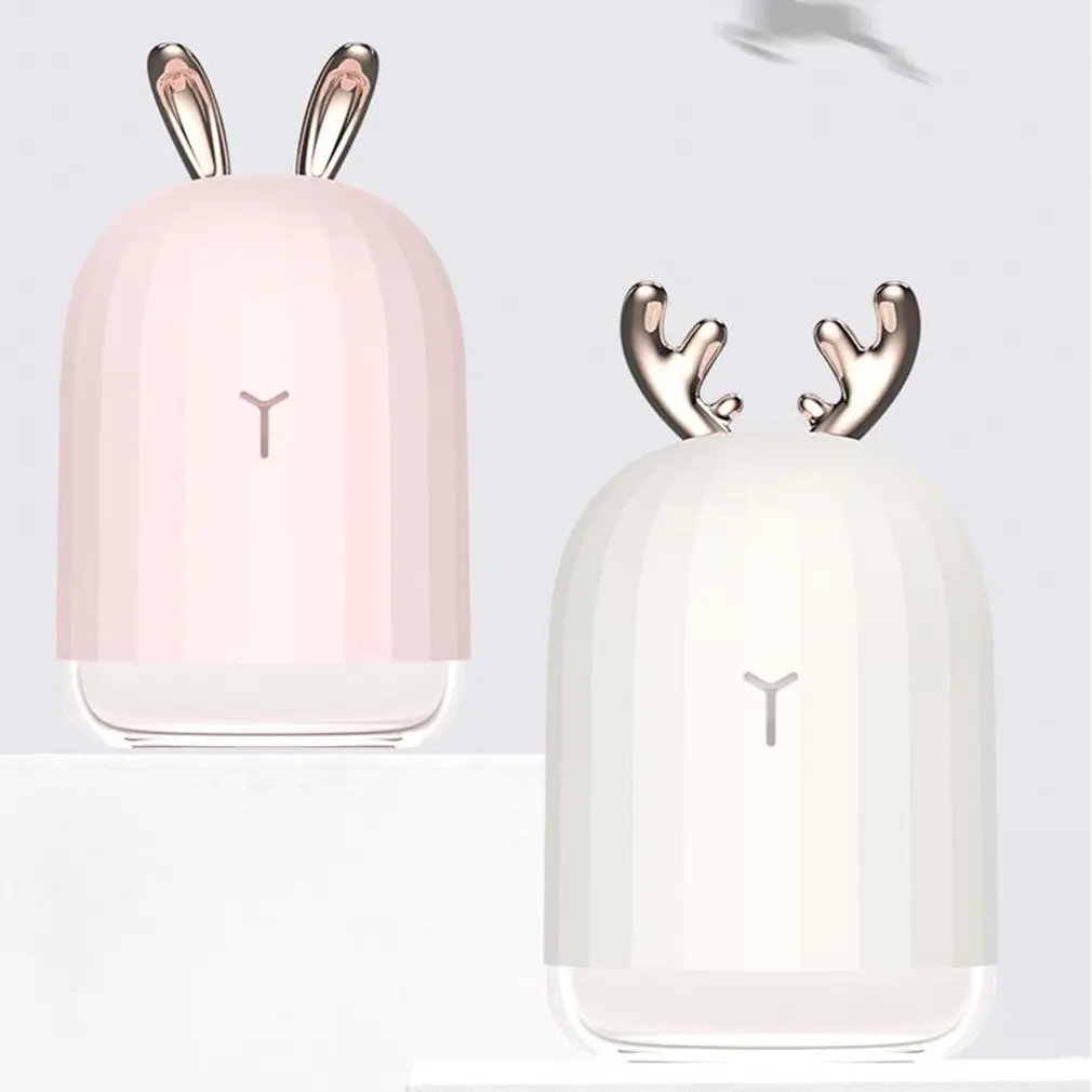 220ml Ultrasonic Air Humidifier Aroma Essential Oil Diffuser For Home Car USB Fogger Mist Maker With 4
