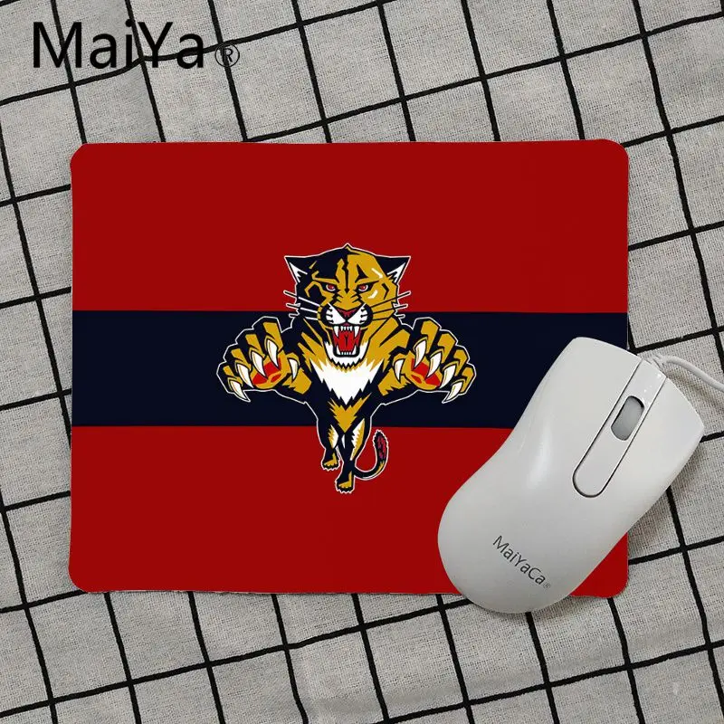No Lock Edge18x22cm Maiya Высокое качество Florida Panthers Хоккей Высокая скорость коврик для мыши Лидер продаж подставка под руку мышь - Цвет: No Lock Edge18x22cm