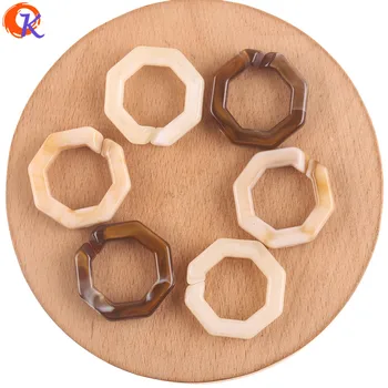 

Cordial Design 25x25MM 100pcs Acrylic Beads/Jewelry Accessories/Polygon/Marble Effect/DIY Making/Hand Made/Earring Findings