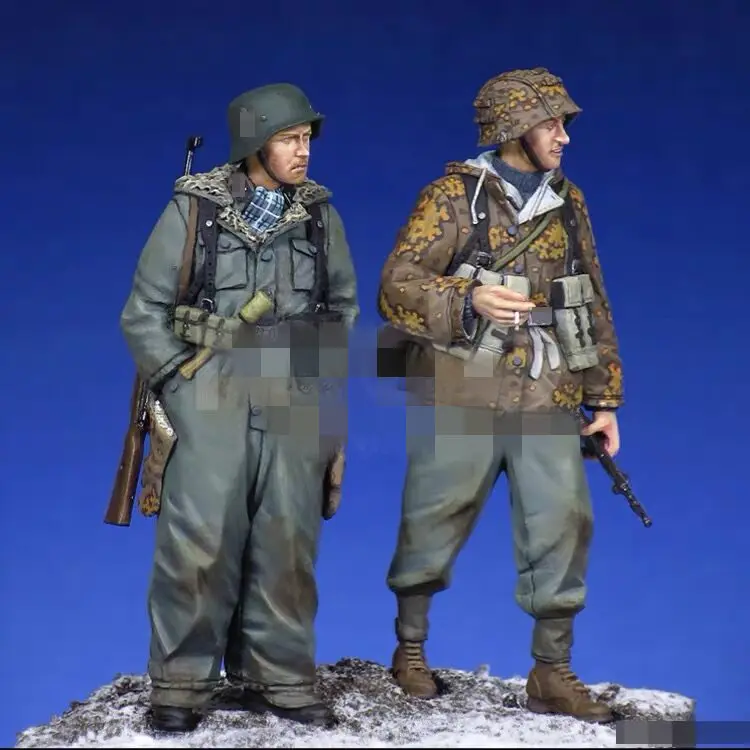 1/35 модельная фигурка из смолы наборы 2 фигурки Unassambled Неокрашенный C697 | Игрушки и