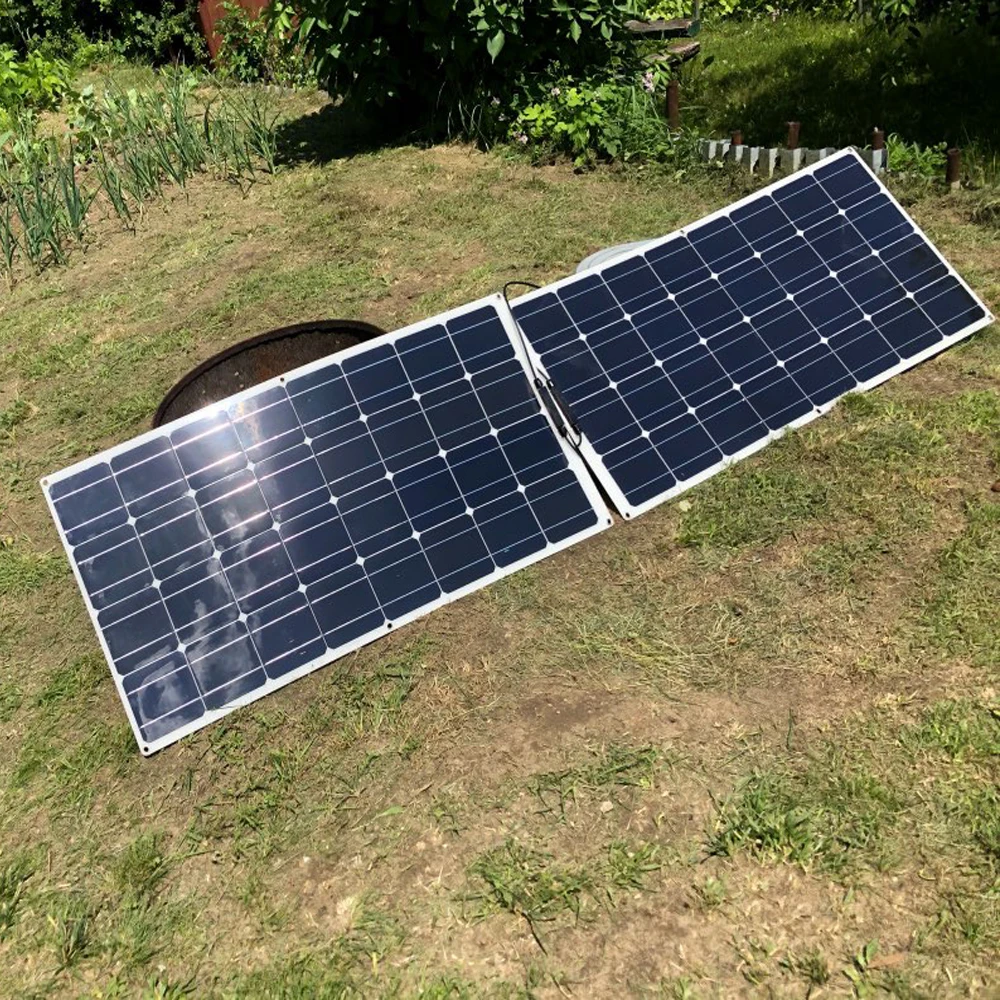 Boguang Brand Solar panel 2 шт. 100 Вт 200 Гибкая солнечная панель модуль системы RV Автомобиля